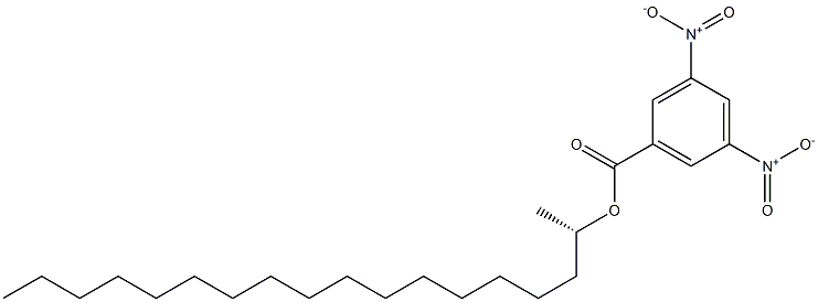 (+)-3,5-Dinitrobenzoic acid (S)-1-methylheptadecyl ester Structure