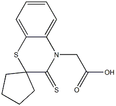 3-Thioxospiro[4H-1,4-benzothiazine-2(3H),1'-cyclopentane]-4-acetic acid