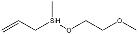 (2-メトキシエトキシ)(メチル)(2-プロペニル)シラン 化学構造式
