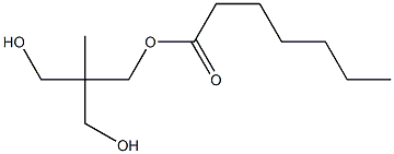 Heptanoic acid 3-hydroxy-2-(hydroxymethyl)-2-methylpropyl ester,,结构式