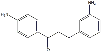 1-(4-Aminophenyl)-3-(3-aminophenyl)-1-propanone Struktur