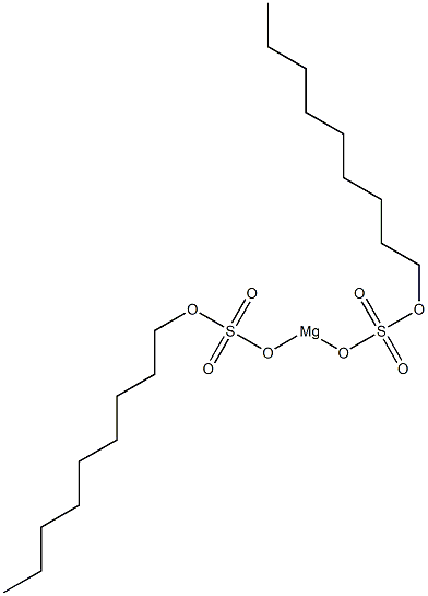 ビス(ノニルオキシスルホニルオキシ)マグネシウム 化学構造式