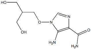 5-Amino-1-[3-hydroxy-2-(hydroxymethyl)propyloxy]-1H-imidazole-4-carboxamide Structure