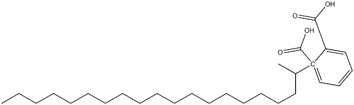 (-)-Phthalic acid hydrogen 1-[(R)-icosane-2-yl] ester Structure