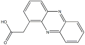 Phenazine-1-acetic acid 结构式