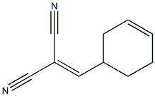 3-Cyclohexenylmethylenemalononitrile Struktur