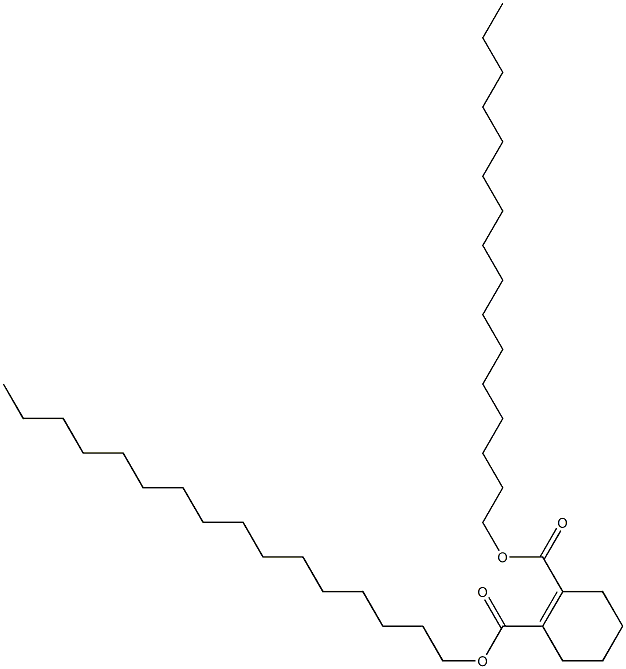 1-Cyclohexene-1,2-dicarboxylic acid dihexadecyl ester Struktur