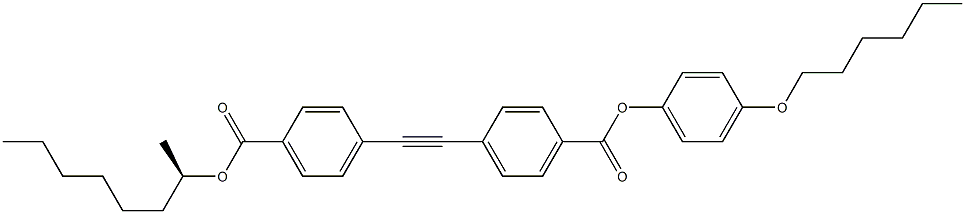  4-[[4-(4-Hexyloxyphenoxycarbonyl)phenyl]ethynyl]benzoic acid (R)-1-methylheptyl ester