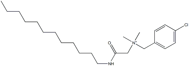 4-Chloro-N-[2-(dodecylamino)-2-oxoethyl]-N,N-dimethylbenzenemethanaminium|