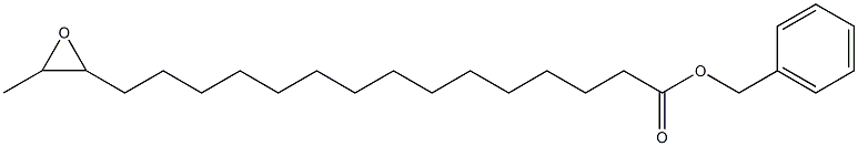 16,17-Epoxystearic acid benzyl ester Struktur