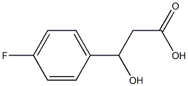 (-)-3-(p-Fluorophenyl)hydracrylic acid 结构式