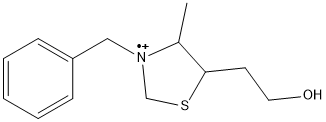 (3-Benzyl-4-methyl-5-(2-hydroxyethyl)tetrahydrothiazol)-3-iumyl