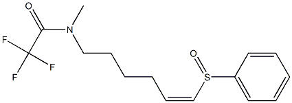  N-[(Z)-6-(Phenylsulfinyl)-5-hexenyl]-N-methyltrifluoroacetamide