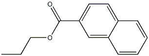 Naphthalene-2-carboxylic acid propyl ester Structure