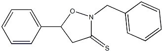 2-(Benzyl)-5-phenylisoxazolidine-3-thione,,结构式