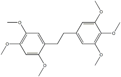 2,3',4,4',5,5'-ヘキサメトキシビベンジル 化学構造式