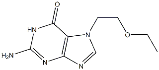 7-(2-Ethoxyethyl)guanine Structure