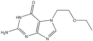 7-(2-Ethoxyethyl)guanine,,结构式