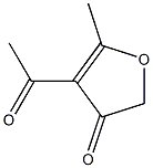 4-Acetyl-5-methyl-3(2H)-furanone Structure