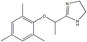 2-[1-(4-Methyl-2-methyl-6-methylphenoxy)ethyl]-2-imidazoline,,结构式