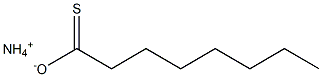 3-Pentylthiopropanoic acid ammonium salt Structure