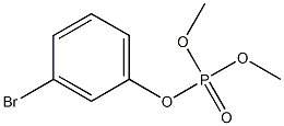 Phosphoric acid dimethyl 3-bromophenyl ester Structure