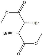 (2S,3S)-2,3-Dibromosuccinic acid dimethyl ester Structure