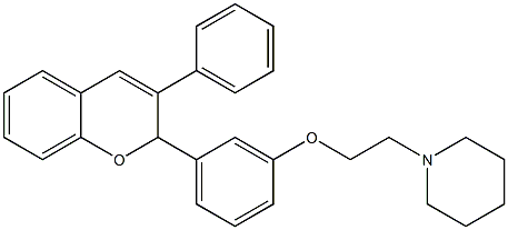 2-[3-(2-Piperidinoethoxy)phenyl]-3-phenyl-2H-1-benzopyran|