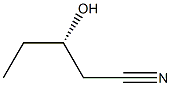 (3S)-3-Hydroxypentanenitrile Structure