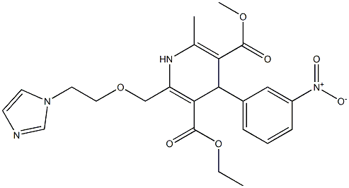 6-(2-(1H-Imidazol-1-yl)ethoxymethyl)-4-(3-nitrophenyl)-2-methyl-1,4-dihydropyridine-3,5-dicarboxylic acid 3-methyl 5-ethyl ester