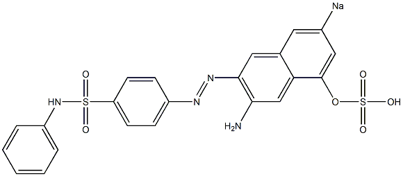 4-[(2-Amino-8-hydroxy-6-sodiosulfo-3-naphtyl)azo]-N-phenylbenzenesulfonamide