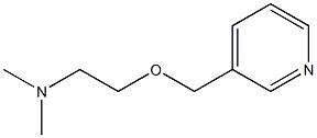 3-[(2-Dimethylaminoethoxy)methyl]pyridine Structure