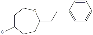 5-Chloro-2-(2-phenylethyl)oxepane