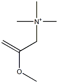 N-(2-Methoxy-2-propenyl)trimethylaminium