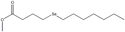 5-セレナドデカン酸メチル 化学構造式