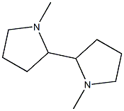 1,1'-ジメチル-2,2'-ビピロリジン 化学構造式