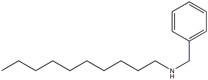 Benzyldecylamine Structure