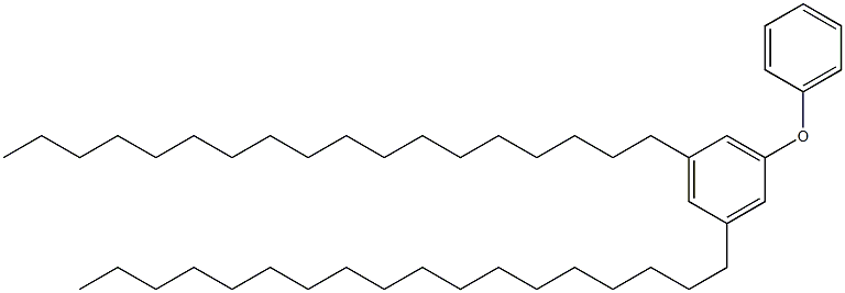 3,5-ジオクタデシル[オキシビスベンゼン] 化学構造式
