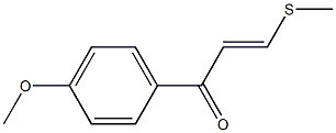 3-Methylthio-1-(4-methoxyphenyl)-2-propen-1-one