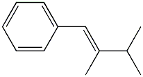 (E)-1-Phenyl-2,3-dimethyl-1-butene Structure