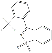 3-[2-(Trifluoromethyl)phenyl]-1,2-benzisothiazole 1,1-dioxide