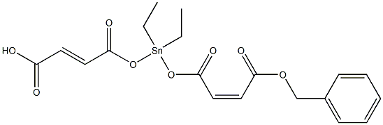 3,3'-[Diethylstannanediylbis(oxycarbonyl)]bis[(Z)-acrylic acid benzyl] ester