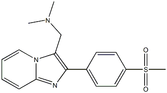 N,N-Dimethyl-2-[4-(methylsulfonyl)phenyl]imidazo[1,2-a]pyridine-3-methanamine