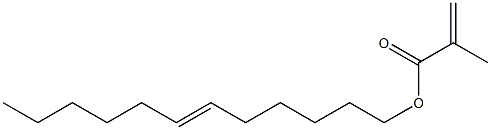 Methacrylic acid (6-dodecenyl) ester Structure