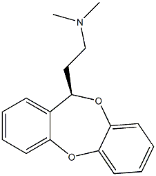 (R)-N,N-Dimethyl-11H-dibenzo[b,e][1,4]dioxepin-11-ethanamine Structure