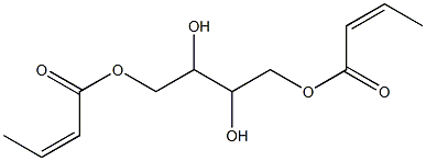  Bisisocrotonic acid 2,3-dihydroxybutane-1,4-diyl ester