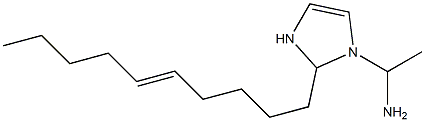 1-(1-Aminoethyl)-2-(5-decenyl)-4-imidazoline 结构式