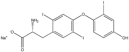 (R)-2-Amino-3-[4-(4-hydroxy-2-iodophenoxy)-2,5-diiodophenyl]propanoic acid sodium salt|