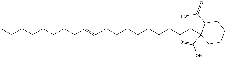 Cyclohexane-1,2-dicarboxylic acid hydrogen 1-(10-nonadecenyl) ester,,结构式