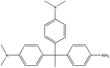 4,4'-(4-Aminomethylphenylmethylene)bis(N,N-dimethylbenzenamine) Structure